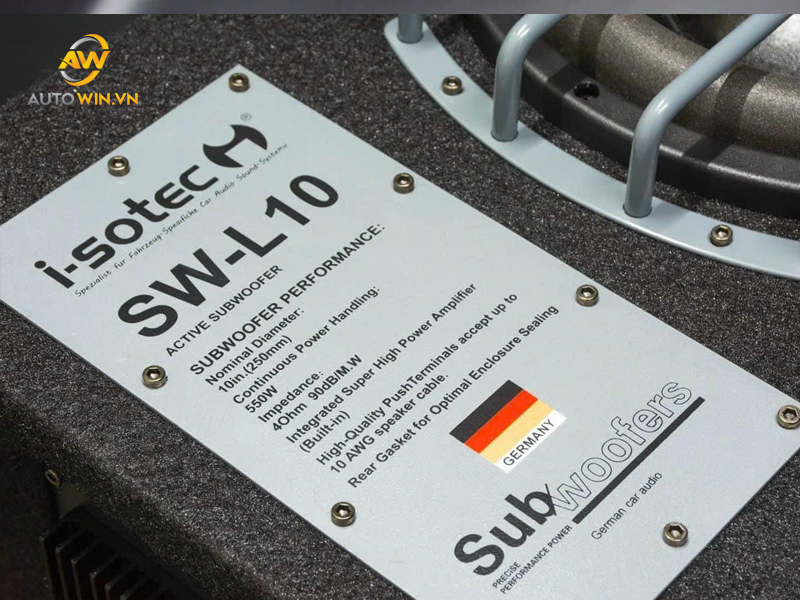 Sub hơi tích hợp AMPLY ISOTEC SW-L10