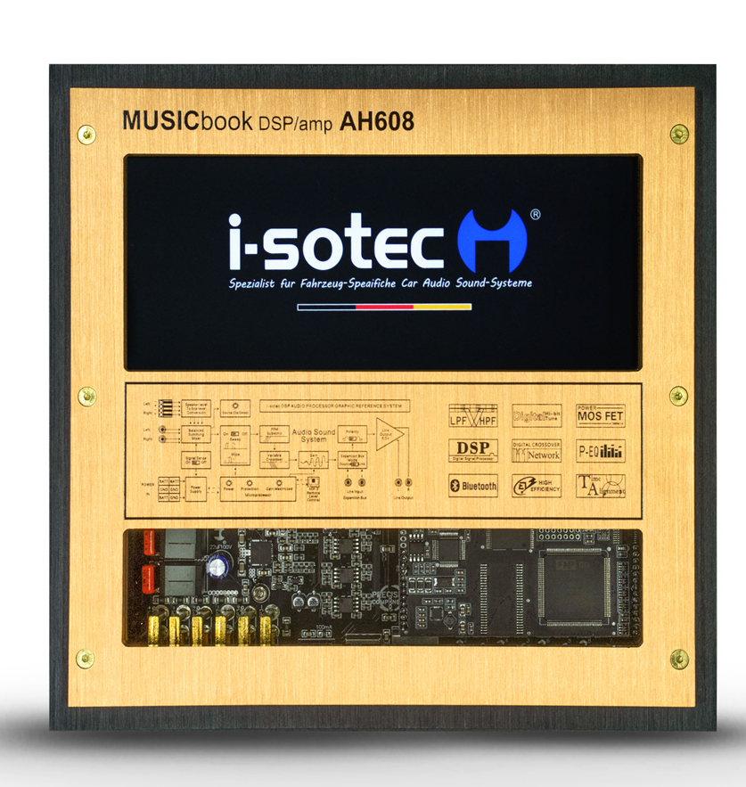 DSP AH-608 I-SOTEC ĐỨC DSP 6 KÊNH CÔNG SUẤT,8 KÊNH RCA