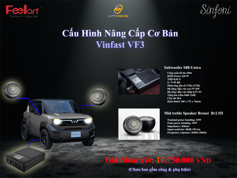 Cấu Hình Âm Thanh 01 Cho Vinfast VF3