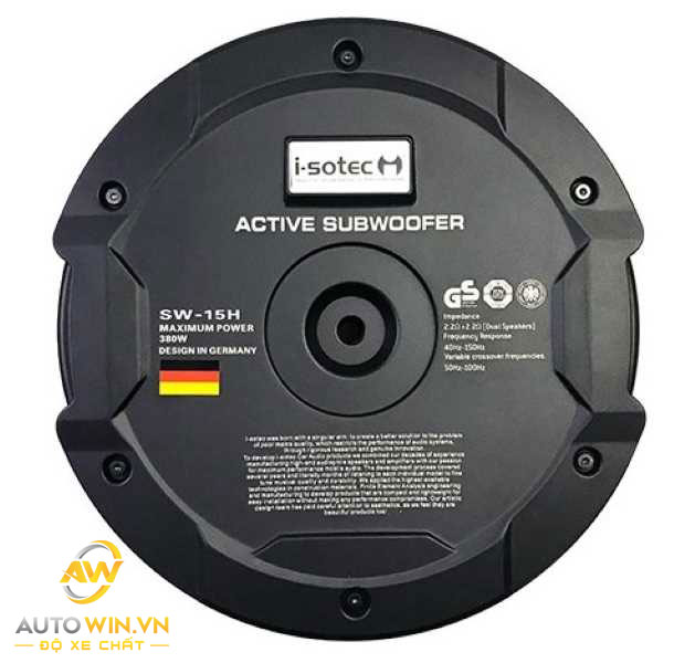 Loa sub lắp lốp dự phòng SW 15H